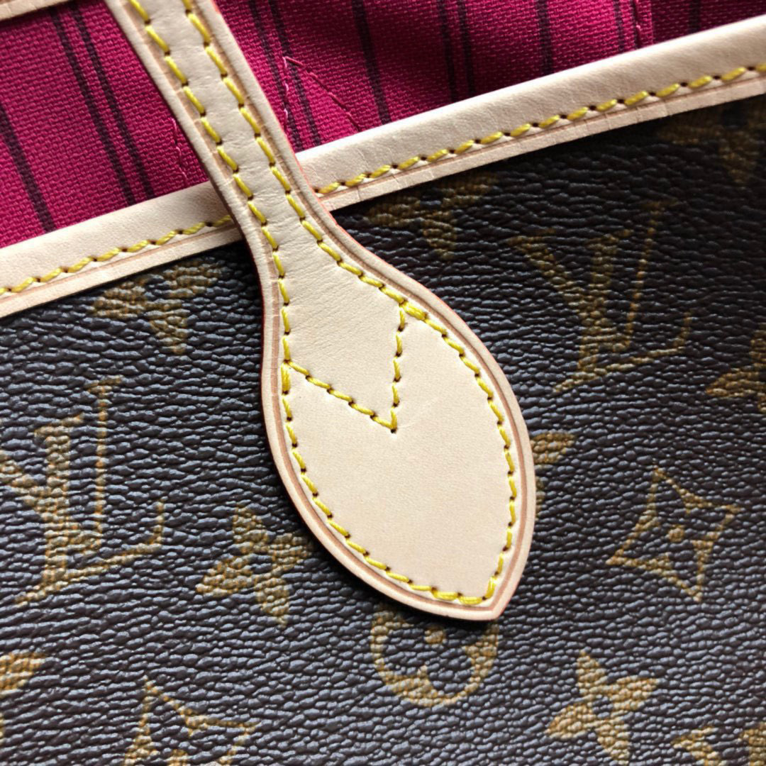 Louis Vuitton Neverfull MM Monogram Canvas Tote Bag - Image 8