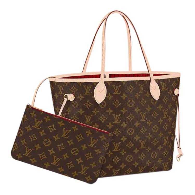 Louis Vuitton Neverfull MM Monogram Canvas Tote Bag - Image 2