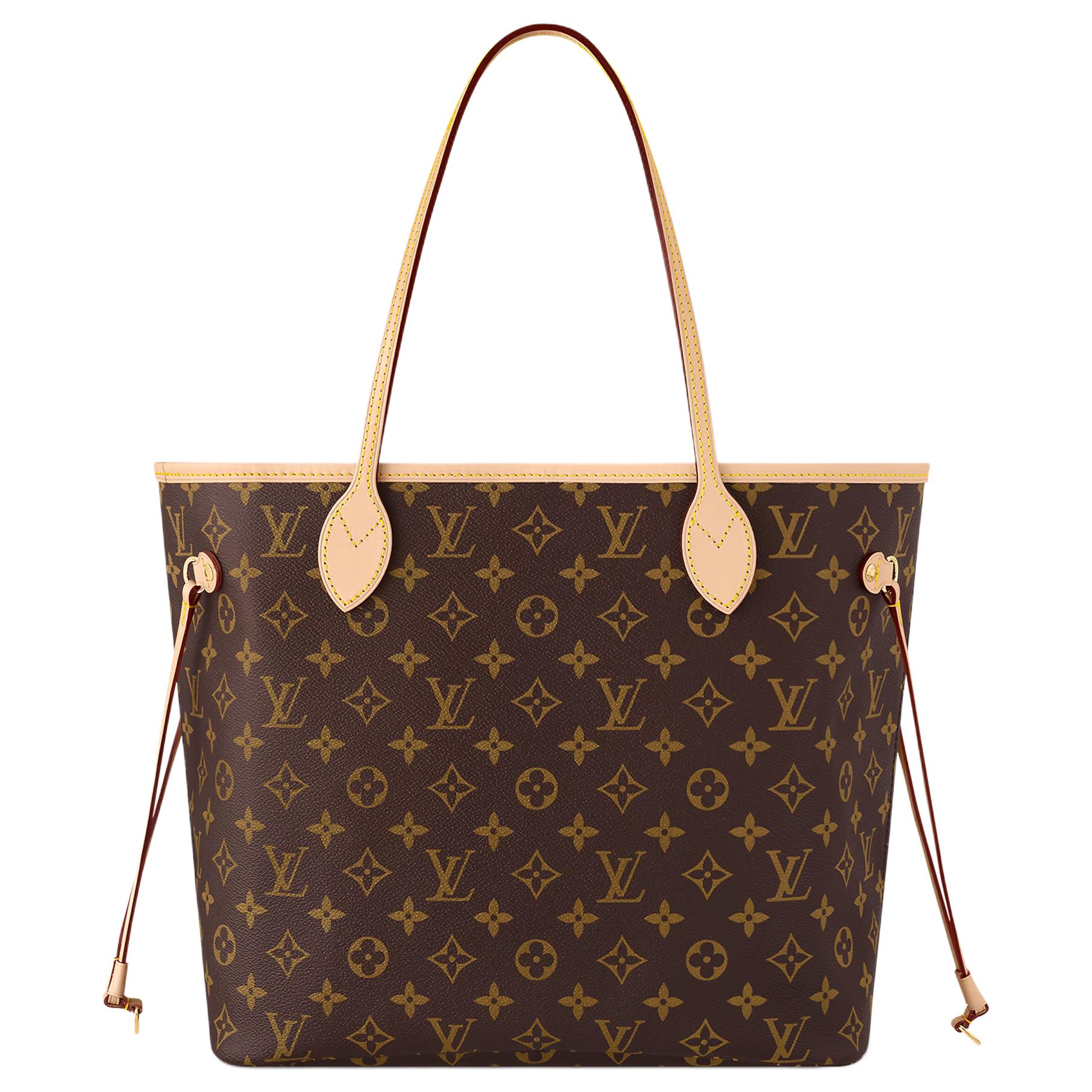 Louis Vuitton Neverfull MM Monogram Canvas Tote Bag - Image 3