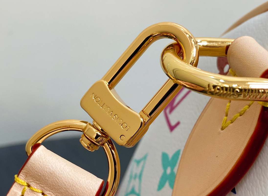 Louis Vuitton x Takashi Murakami Speedy Bandoulière 25 White Monogram Canvas Bag - Image 3