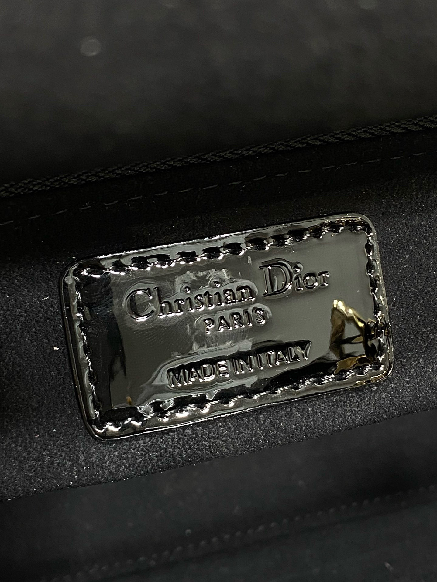Dior Lady Dior Small Patent Cannage Leather Top Handle Bag - Image 10