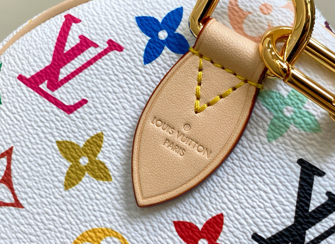 Louis Vuitton x Takashi Murakami Speedy Bandoulière 25 White Monogram Canvas Bag - Image 17